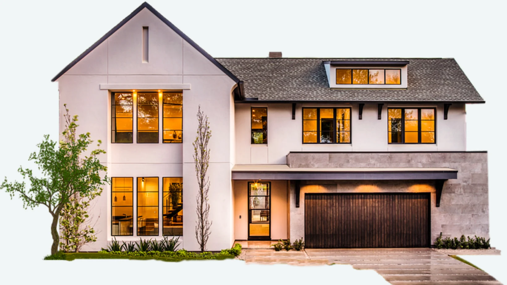 Brown-Orange-Grey-House